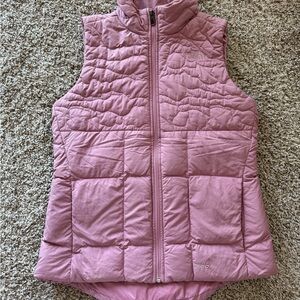 The North Face 550 pink down puffer vest